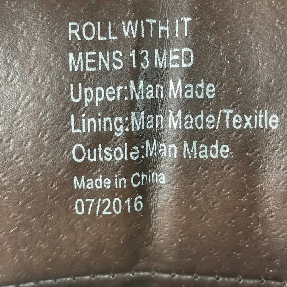Unlisted by Kenneth Cole Roll With It Faux Leather Boots Brown Mens 13 M